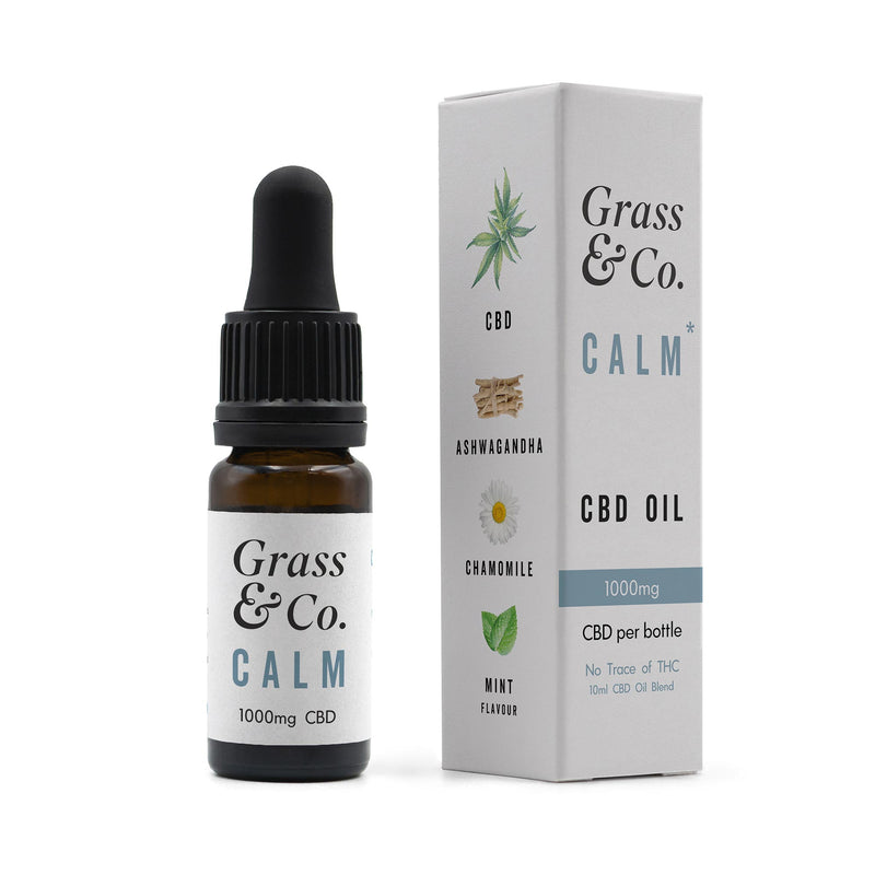 Grass & Co. CALM 1000mg (11%) CBD Oil Drops - Grass & Co.