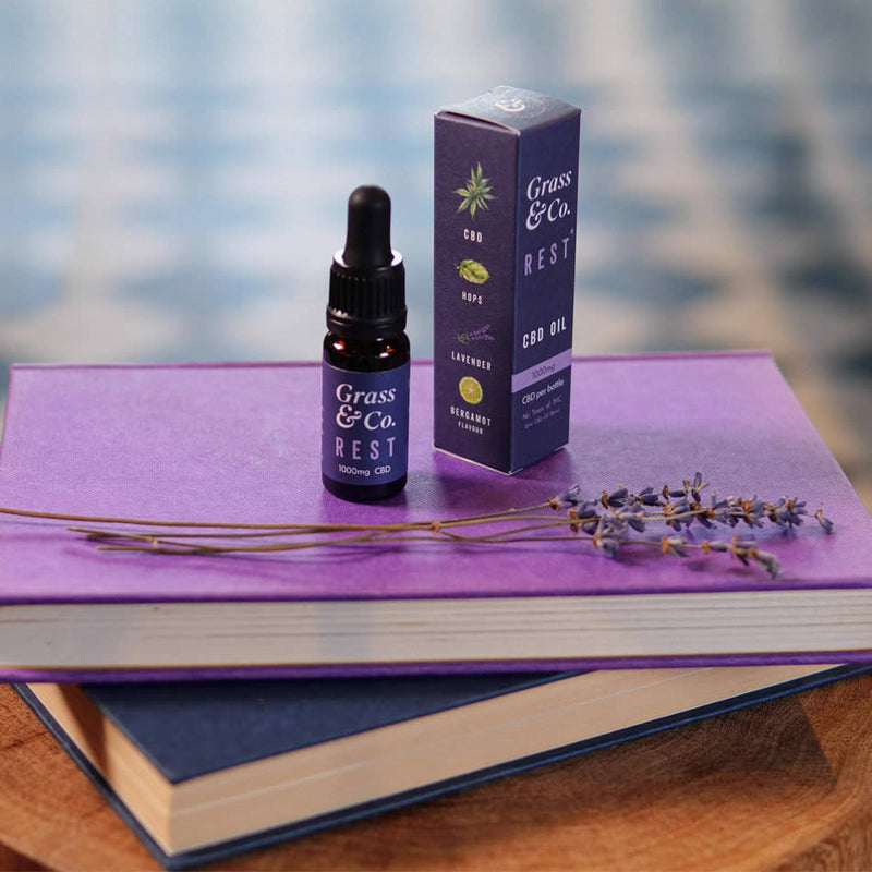 REST 1000mg (11%) CBD Oil Drops - Grass & Co.